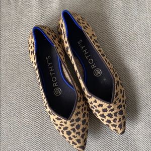 Cheetah Rothy’s Like new 6